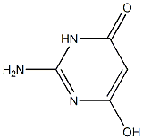 2-氨基-6-羟基嘧啶-4(3H)-酮 结构式