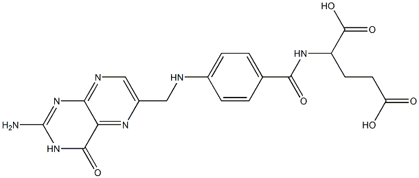 叶酸杂质B, , 结构式