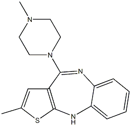 奥氮平杂质A,,结构式