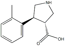 (+/-)-trans-4-(2-Methyl-phenyl)-pyrrolidine-3-carboxylic acid