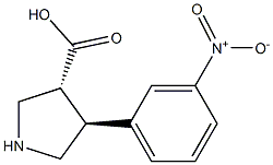 (+/-)-trans-4-(3-nitro-phenyl)-pyrrolidine-3-carboxylic acid