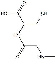 (2S)-3-hydroxy-2-{[(MethylaMino)acetyl]aMino}propanoic acid