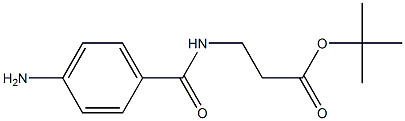 tert-butyl 3-(4-aMinobenzaMido)propanoate Structure