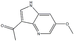 1-(6-Methoxy-1H-pyrrolo[3,2-b]pyridin-3-yl)ethanone Structure