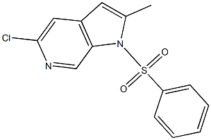 5-Chloro-2-Methyl-1-(phenylsulfonyl)-6-azaindole