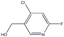 (4-chloro-6-fluoropyridin-3-yl)Methanol Struktur