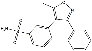 3-(5-Methyl-3-phenylisoxazol-4-yl)benzenesulfonaMide Structure