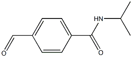 对醛基苯甲酰异丙胺 结构式
