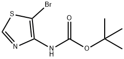 tert-Butyl (5-broMothiazol-4-yl)carbaMate Struktur