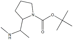 tert-Butyl 2-(1-(MethylaMino)ethyl)pyrrolidine-1-carboxylate Struktur