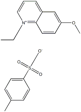 6-甲氧基-N-乙基喹啉对甲苯磺酸盐, , 结构式