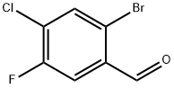 2-氟-4-氯-5-溴苯甲醛, 1067882-63-6, 结构式