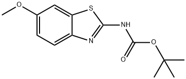 (6-Methoxy-benzothiazol-2-yl)-carbaMic acid tert-butyl ester Struktur