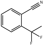 2-(1,1-difluoroethyl)benzonitrile Structure