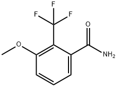 3-甲氧基-2-(三氟甲基)苯甲酰胺, 1214351-75-3, 结构式