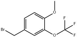 4-Methoxy-3-(trifluoroMethoxy)benzyl broMide, 97% Structure