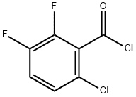 6-Chloro-2,3-difluorobenzoyl chloride, 97% Structure