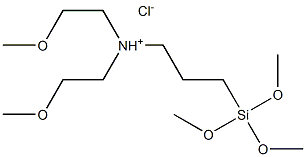 BIS(METHOXYETHYL)-3-TRIMETHOXYSILYLPROPYLAMMONIUM CHLORIDE