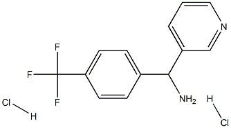 (4-(trifluoroMethyl)phenyl)(pyridin-3-yl)MethanaMine dihydrochloride Structure