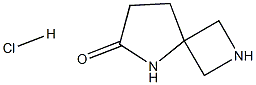 2,5-Diazaspiro[3.4]octan-6-one hydrochloride Structure