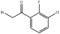 2-broMo-3'-chloro-2'-fluoroacetophenone Structure
