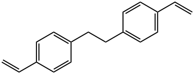 1,2-ビス(4-ビニルフェニル)エタン 化学構造式