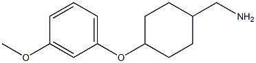 (4-(3-Methoxyphenoxy)cyclohexyl)MethanaMine Structure