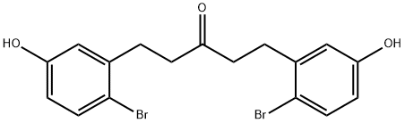 1,5-双(2-溴-5-羟基苯基)-3-戊酮, 1427054-10-1, 结构式