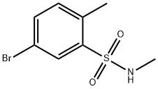 5-broMo-N,2-diMethylbenzenesulfonaMide Structure