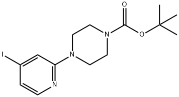 叔-丁基 4-(4-碘吡啶-2-基)哌嗪-1-羧酸酯,1704065-58-6,结构式