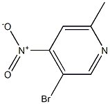 3-BROMO-6-METHYL-4-NITROPYRIDINE Structure