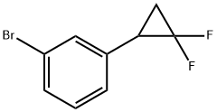 1-broMo-3-(2,2-difluorocyclopropyl)benzene Structure