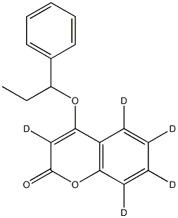 4-(1-Phenylpropoxy)-2H-chroMen-2-one-d5