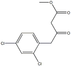 3-氧代-4-(2,4-二氯-苯基)丁酸甲酯, , 结构式