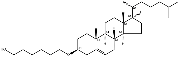 6-[[(3b)-Cholest-5-en-3-yl]oxy]-1-hexanol Structure