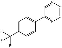 2-(4-(trifluoroMethyl)phenyl)pyrazine Struktur