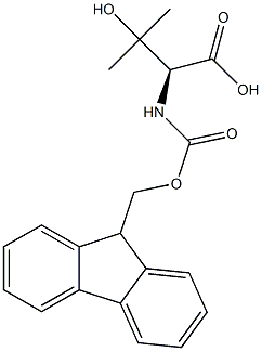 (S)-FMoc-b-hydroxy-valine Structure