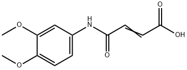 (Z)-4-(3,4-DiMethoxyphenylaMino)-4-Oxobut-2-Enoic Acid Structure