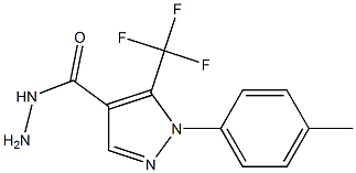 1-(4-Methylphenyl)-5-(trifluoroMethyl)-1H-pyrazole-4-carbohydrazide Structure