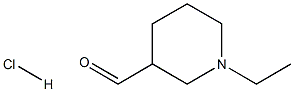 1-Ethylpiperidine-3-carbaldehyde hydrochloride Structure
