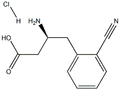 2-Cyano-D-b-hoMophenylalanine hydrochloride Struktur