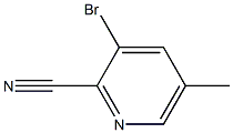 3-BroMo-2-cyano-5-Methylpyridine Structure
