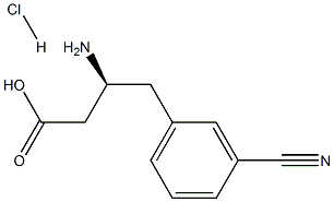 3-Cyano-D-b-hoMophenylalanine hydrochloride Structure