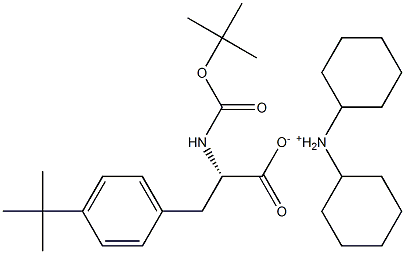 Boc-4-tert-butyl-L-phenylalanine dicyclohexylaMMoniuM salt Structure