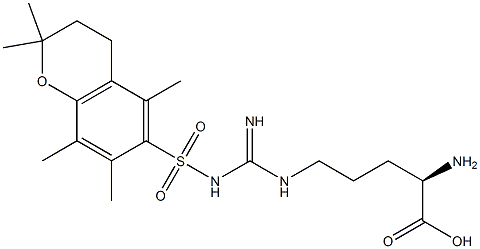 Nw-(2,2,5,7,8-PentaMethylchroMan-6-sulfonyl)-D-arginine Structure