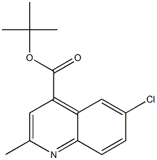Tert-Butyl 6-Chloro-2-Methylquinoline-4-Carboxylate Structure