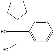 1-cyclopentyl-1-phenylethane-1,2-diol Structure