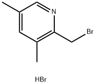 2-(BroMoMethyl)-3,5-diMethylpyridine hydrobroMide Structure