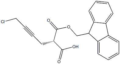 (S)-2-Fmoc-6-Chlorhex-4-
ynoic acid Struktur