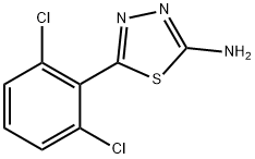 5-(2,6-dichlorophenyl)-1,3,4-thiadiazol-2-amine Struktur